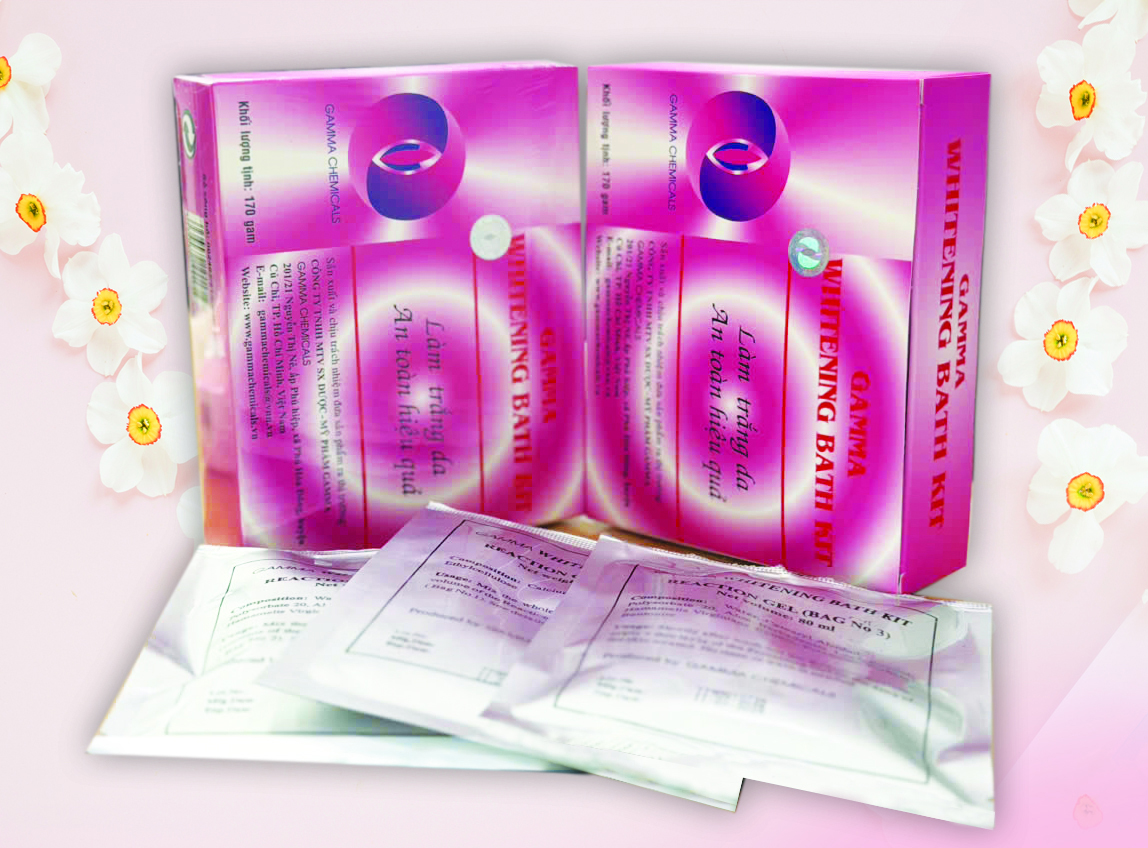 Gamma whitening bath kit 170g