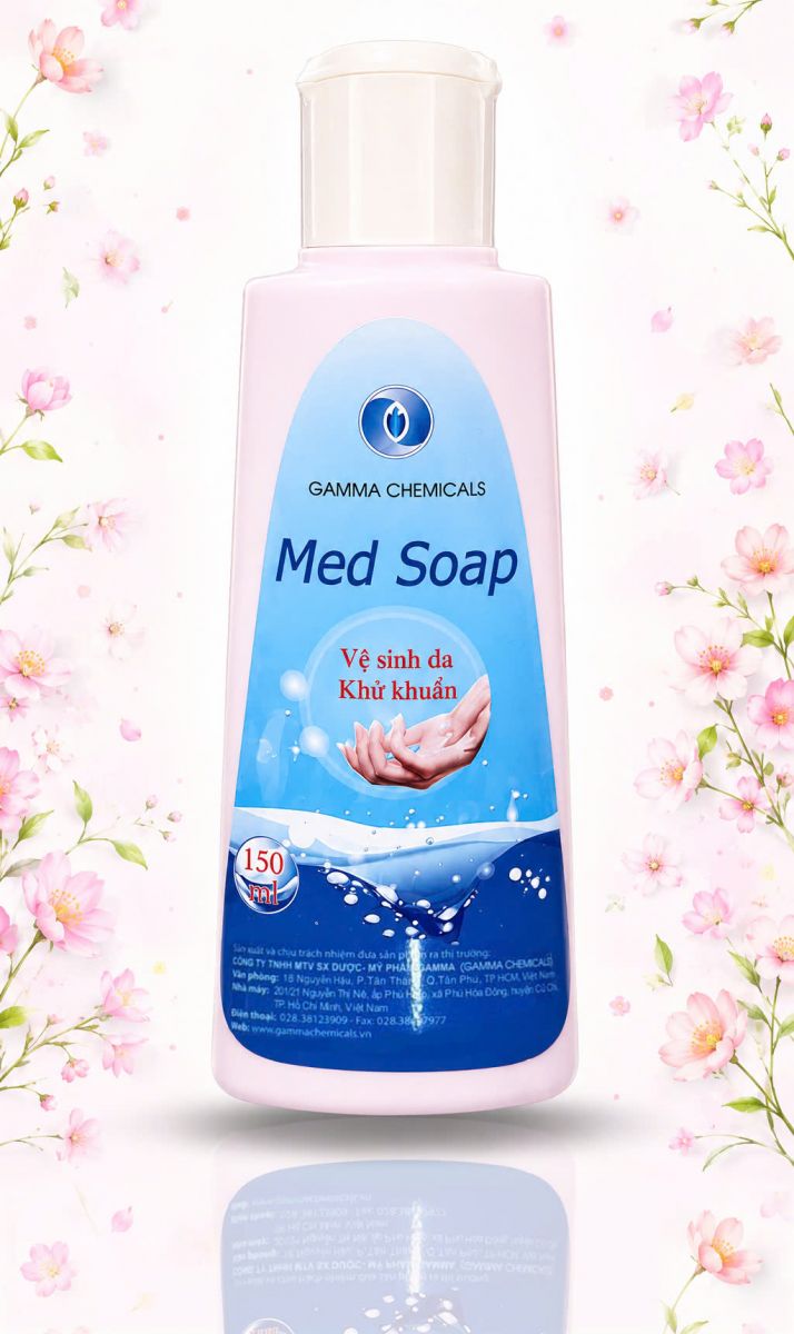 Gamma med soap - Vệ sinh da, khử khuẩn